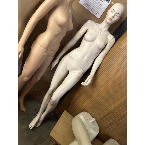 717 - Realistic style full body female mannequin on stand