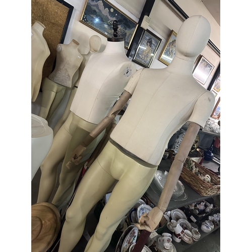 725 - Collection of mannequins and mannequin parts