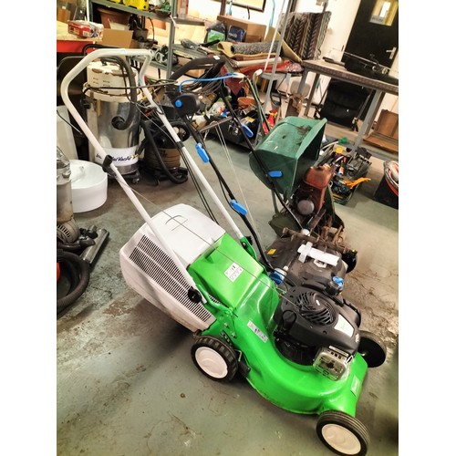 499X - VIKING PETROL MOWER COMPLETE WITH GRASS BOX  GOOD WORKING ORDER