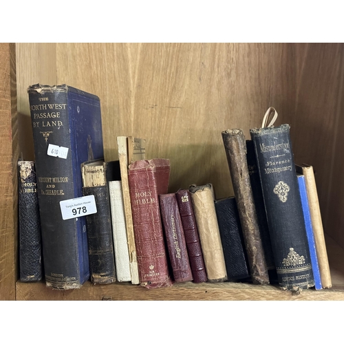 978 - Collection  of Antique and vintage books