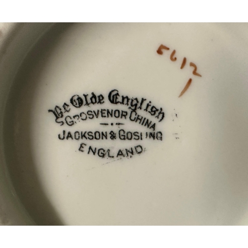 985 - Very large beautiful china tea set by Jackson and Gosling