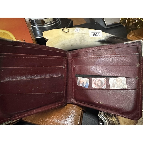 1030 - 3 quality vintage gents leather wallets