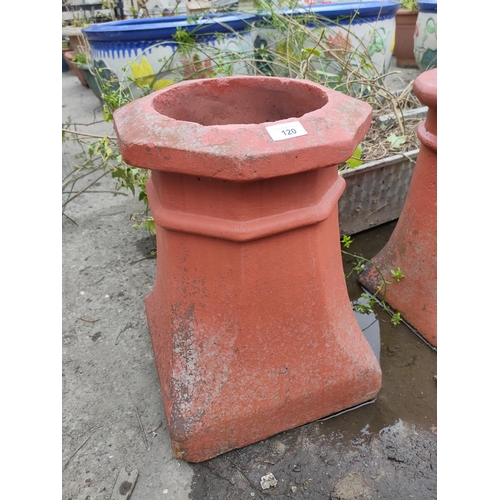 120 - Victorian chimney pot very heavy great quality 18