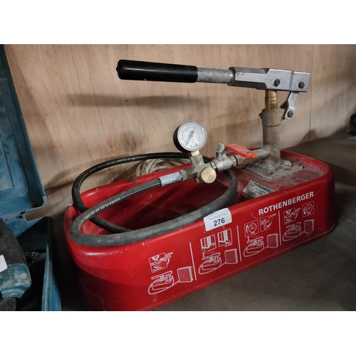 276 - Rothenberger, type RP30, test pump