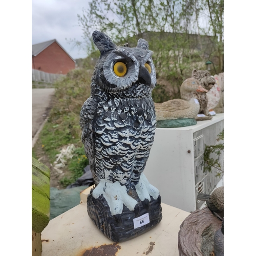 66 - Heavu duty plastic Owl / bird Scarer 16