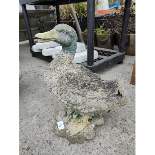 78 - Large resin duck garden ornament 15