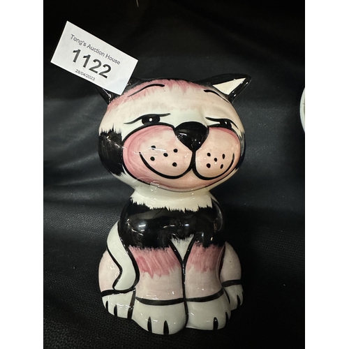 1122 - Lorna Bailey ceramic cat