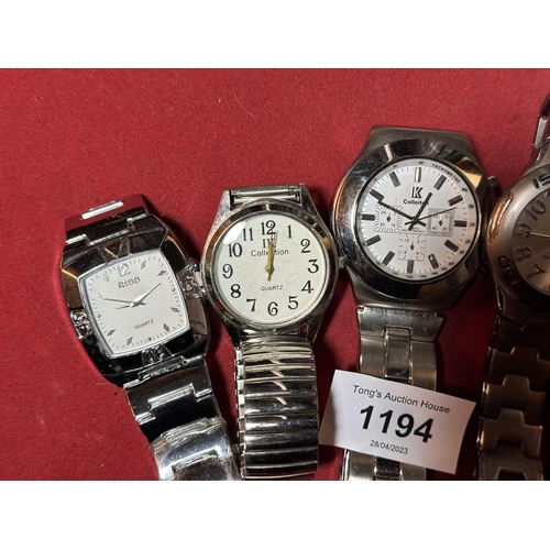 1194 - Collection of 5 quality wrist watches