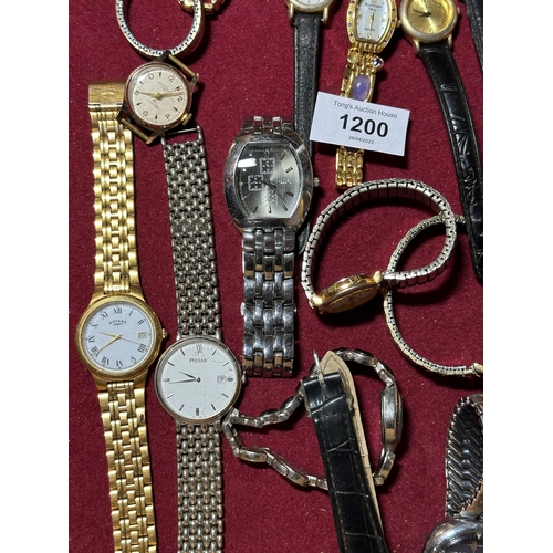 1200 - Large collection of mixed watches and pocket watch