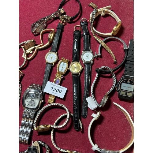 1200 - Large collection of mixed watches and pocket watch