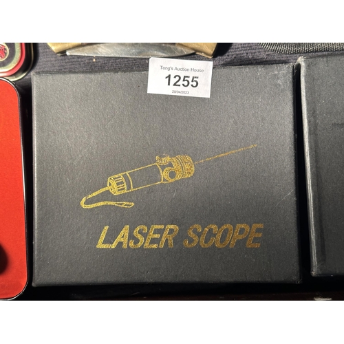 1255 - Boxed as new Laser scope