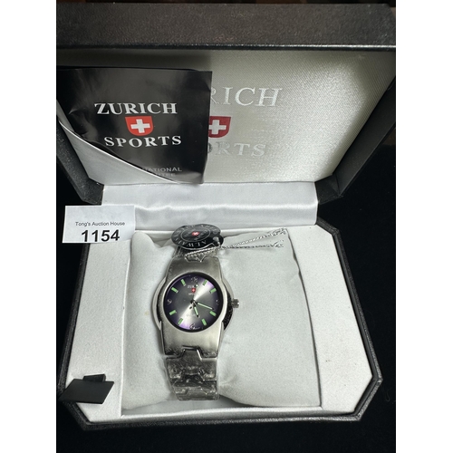 1154 - Zuric Sports quality wrist watch in box