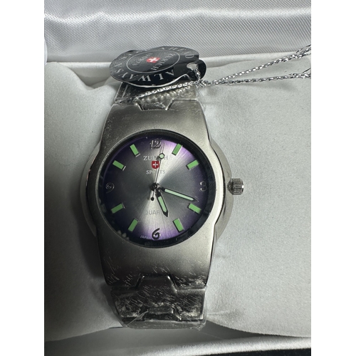 1154 - Zuric Sports quality wrist watch in box