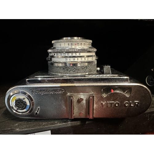 1310 - Voigtlander Vito CLR Lanther Vintage Camera