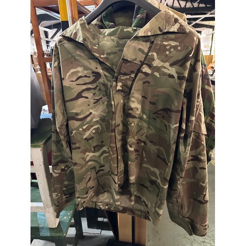 712 - Three military style Camo shirts/jackets