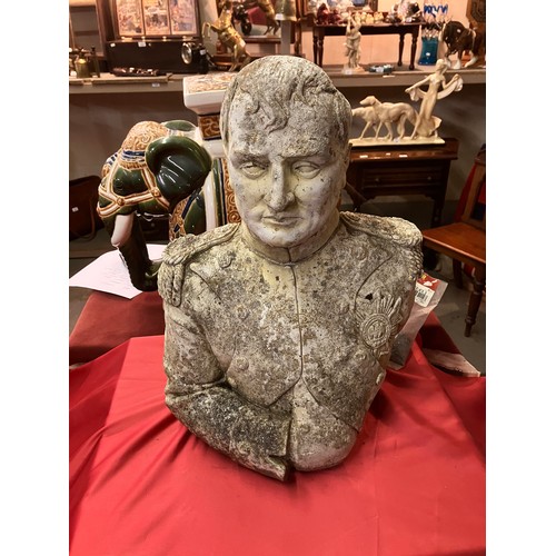 979A - Large Stone bust of Napoleon 19'' tall