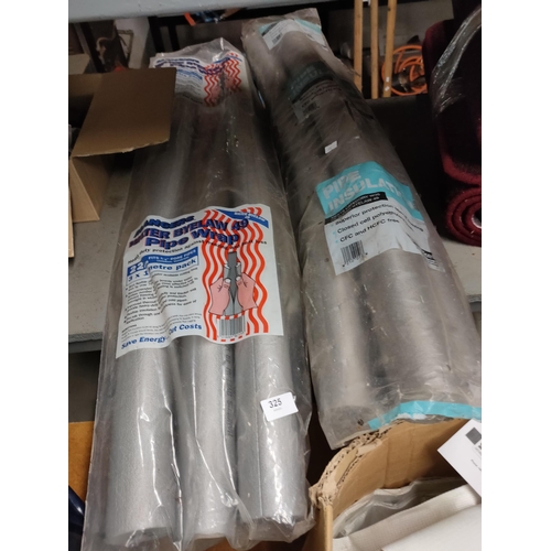 325 - JOB LOT OF FOAM PIPE INSULATION