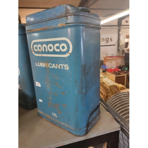 432 - LARGE VINTAGE CONOCO 25L LUBRICANTS CAN