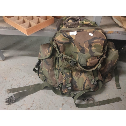 589 - CAMOUFLAGE LARGE RUCKSACK