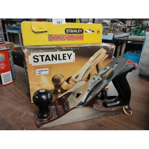 667 - STANLEY HANDYMAN BOXED VINTAGE PLANE