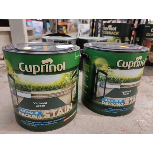 676 - NEW X2 CUPRINOL ANTI SLIP DECKING STAIN 