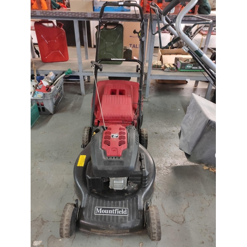 727 - MOUNTFIELD PETROL MOWER GOOD WORKING ORDER