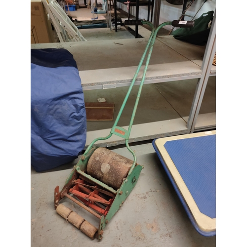 756 - VINTAGE WEBB PUSH MOWER