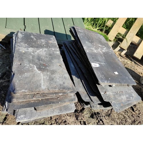 760 - JOB LOT OF SLATE SIZE 40CM  X 20CM