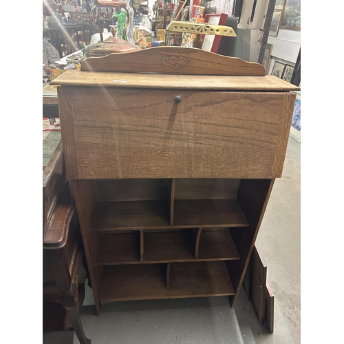 1080 - Beautiful bureau shelving storage unit oak**