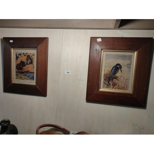 1228 - Pair of beautifully framed oil paintings