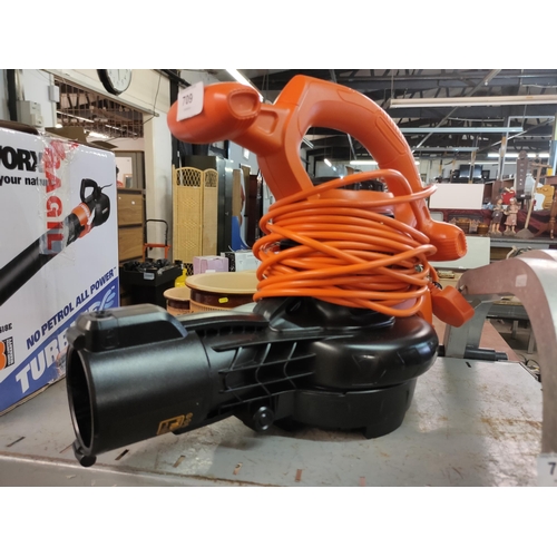 709 - NEW ELECTRIC BLOWER NEEDS HOSE