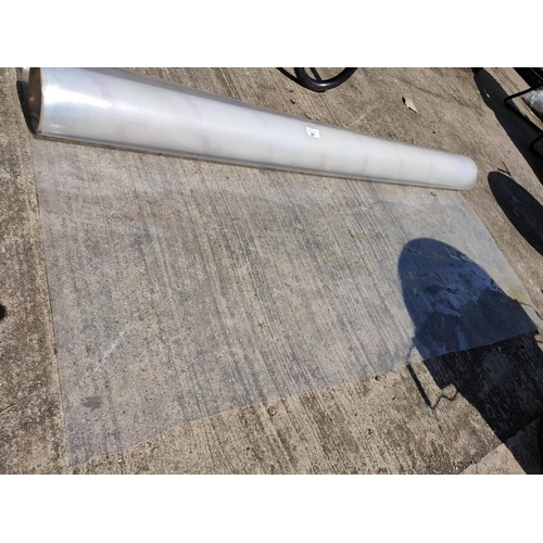 20 - Large roll of clear plastic sheeting