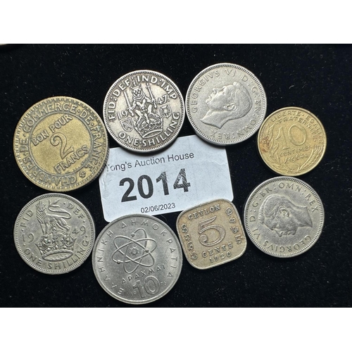 2014 - Collection of old money and foreign coins