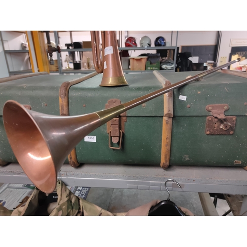 1895B - Long hunting horn brass