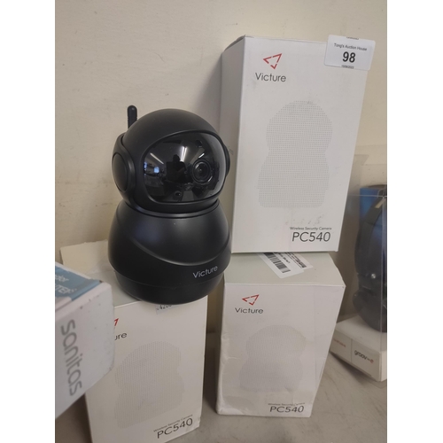 98 - 3 Victure PC540 wireless security cameras