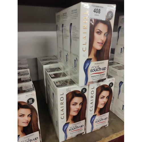 408 - BRAND NEW
15 BOXES OF CLAIROL PERMANENT ROOT TOUCH UP IN VERY DARK AUBURN/REDDISH BROWN