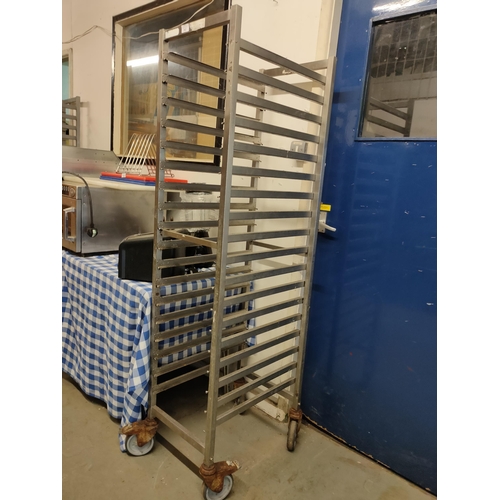 767 - Large industrial baking rack.