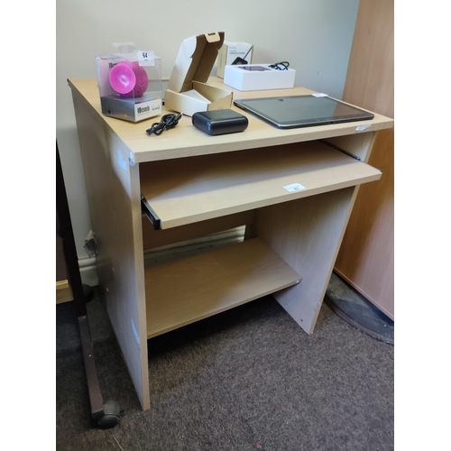 67 - Compact work desk, measures 55 x 45 x 68 cm