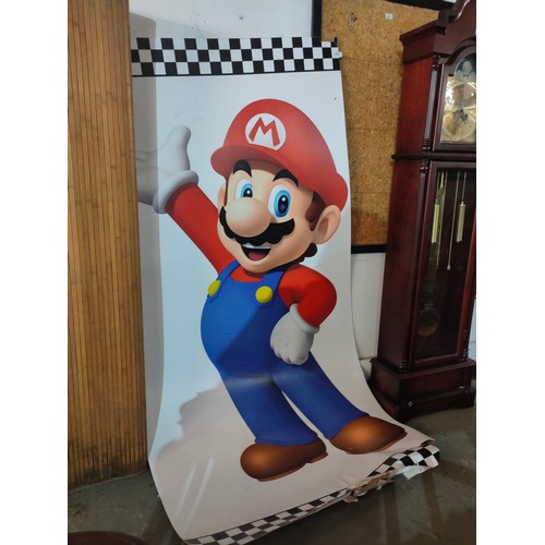 889A - Large board Mario, 236cm high x 115cm wide