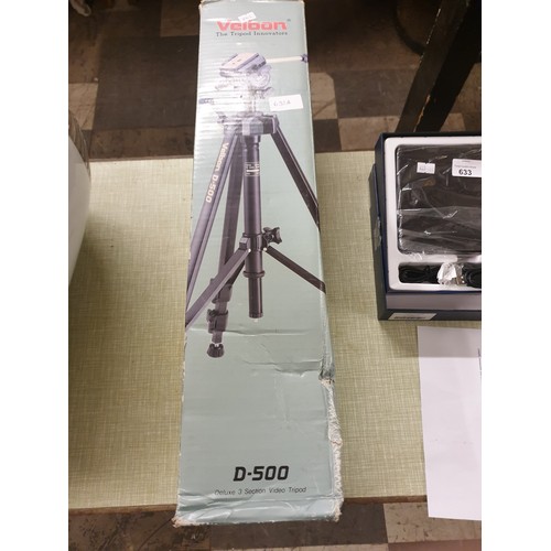 632A - Velbon camera tripod D-500