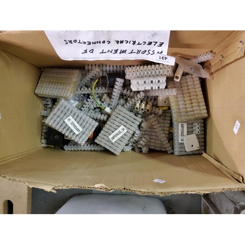 491 - ASSORTMENT OF ELECTRICAL CONNECTORS.