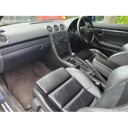 302 - AUDI A4 CONVERTIBLE TURBO , GOOD RUNNER,  LEATHER INTERIOR