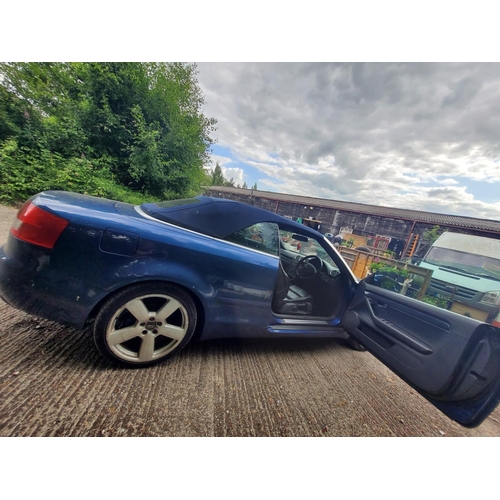 302 - AUDI A4 CONVERTIBLE TURBO , GOOD RUNNER,  LEATHER INTERIOR