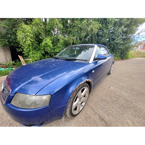 302 - AUDI A4 CONVERTIBLE TURBO , GOOD RUNNER,  LEATHER INTERIOR