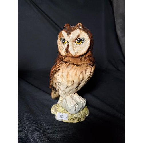 14 - Royal Doulton Short Eared Owl figurine as part of the Whyte and Mackay Whisky Collection. Beautiful ... 