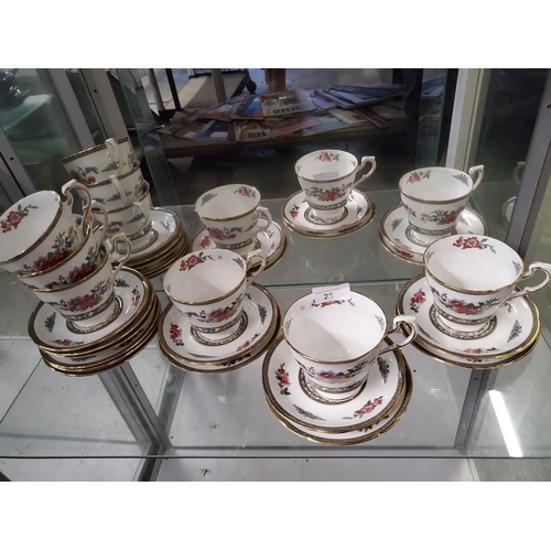 25 - Paragon Tree of Kashmir set of cups, saucers and side plates