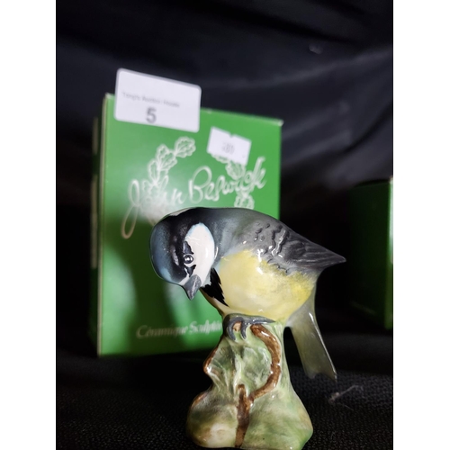 5 - Beswick Blue Tit B980, cute figurine in box, lovely piece