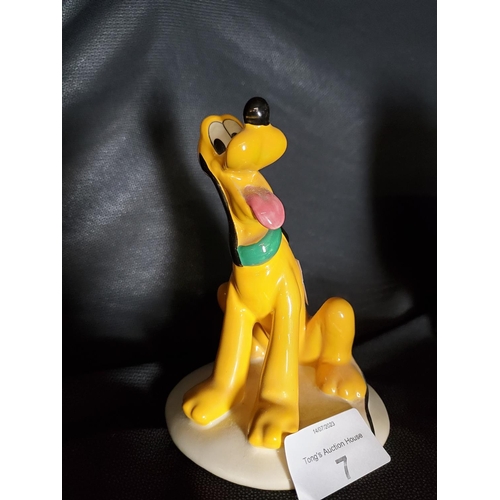 7 - Charming Royal Doulton Pluto from the Mickey Mouse collection. Fabulous condition and a real sweetie