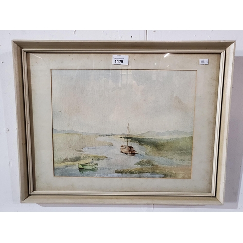 1179 - Original Water colour Framed and Glazed