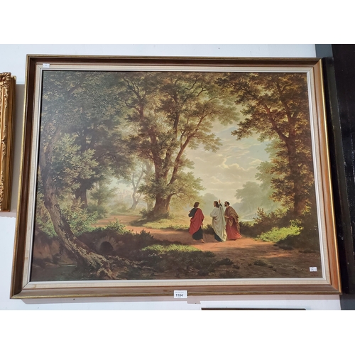 1184 - Large framed print Road To Emmaus 38'' x 29''